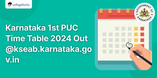 Karnataka 1st PUC Time Table 2024 Out @kseab.karnataka.gov.in; Check Exam Schedule Here